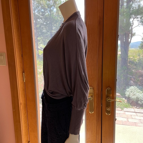 Gray Cocoon Cardi by Loft - Picture 4 of 14